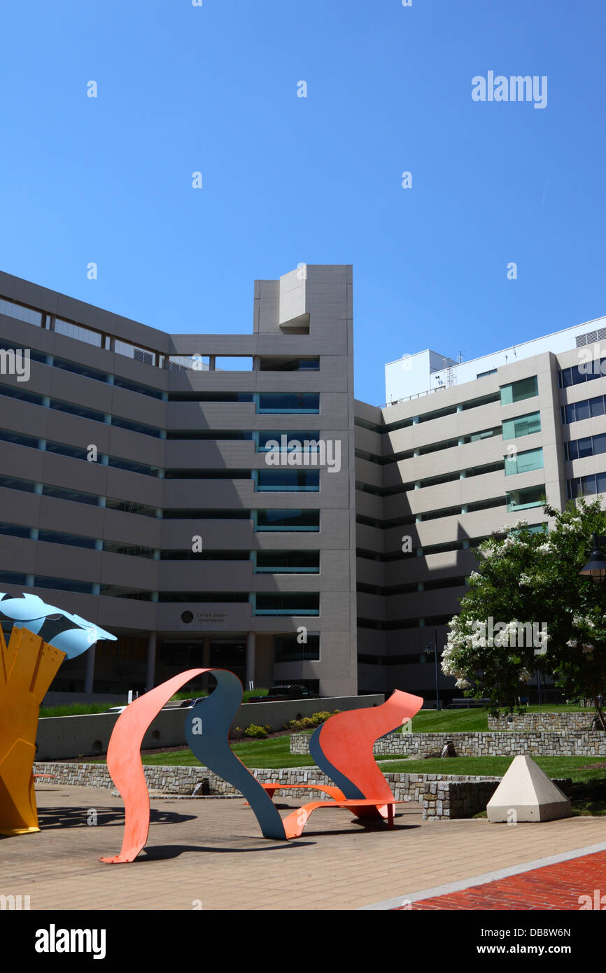 Edward A. Garmatz United States Courthouse, US District Court for the District of Maryland, 101 West Lombard St, Baltimore, USA Stockfoto