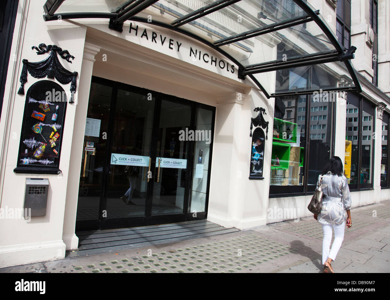Harvey Nichols Kaufhaus, Knightsbridge, London. Stockfoto