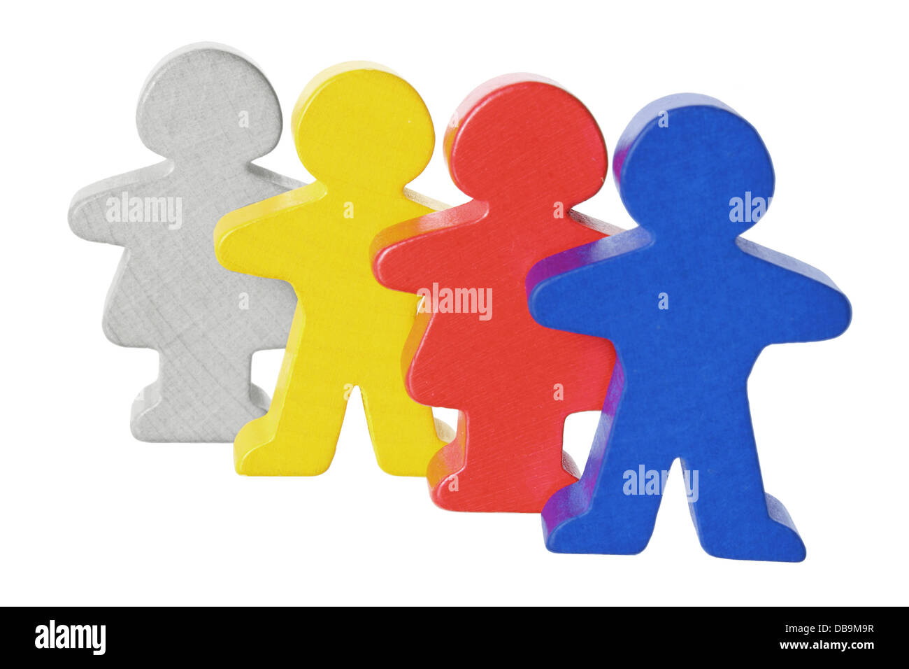 Gemalte figuren Ausgeschnittene Stockfotos und -bilder - Alamy