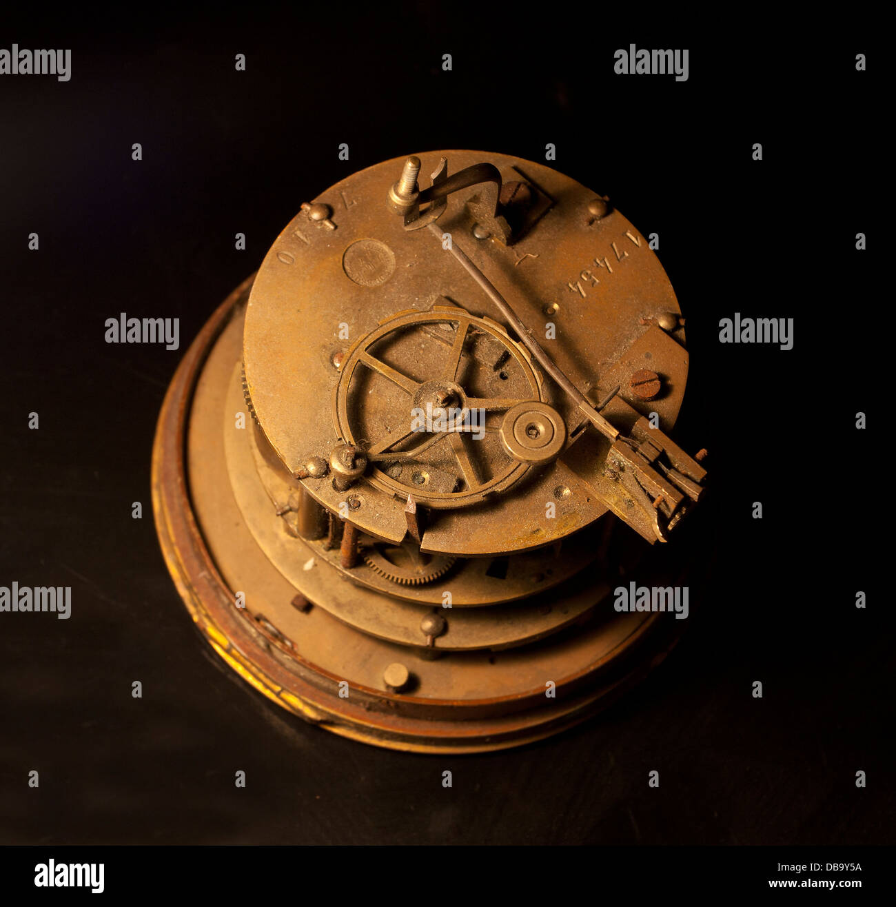 Zahnräder, Räder und Mechanismen Analogie für Teamarbeit Stockfoto