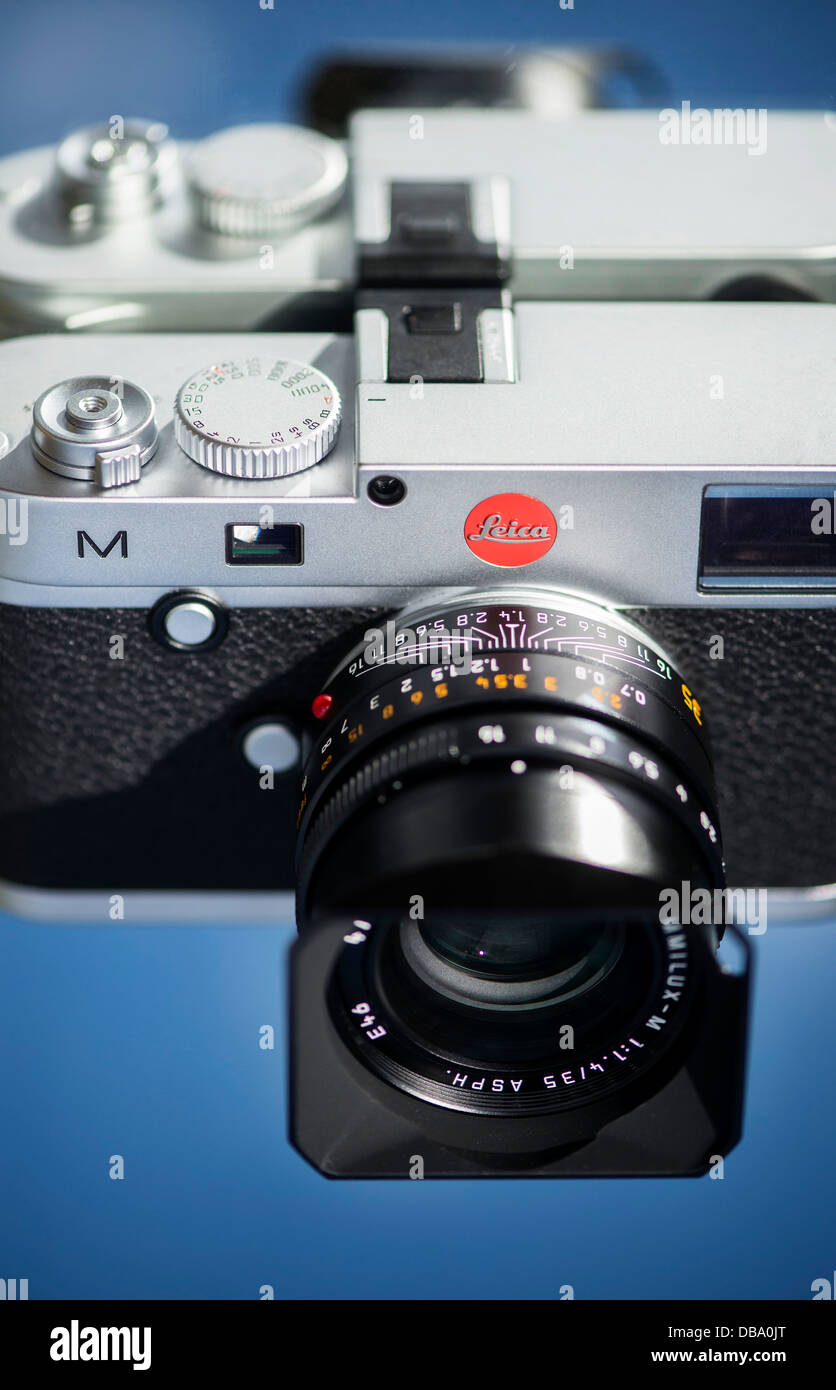 Messsucherkamera Leica M 240. Selektiven Fokus Stockfoto