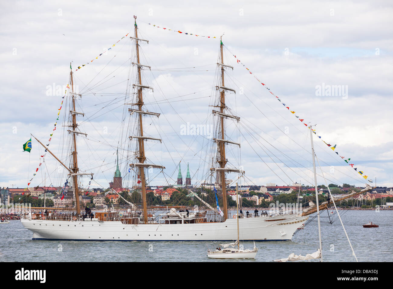 Der große Schiffe Rennen 2013 in Helsinki, Finnland Stockfoto