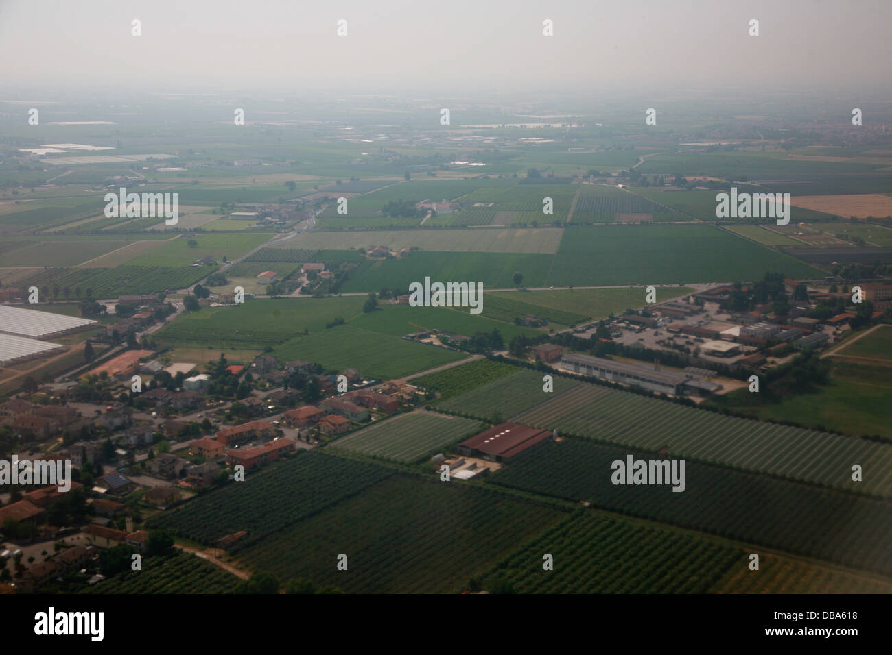 Antenne Kevpix italienische Landschaft Stockfoto