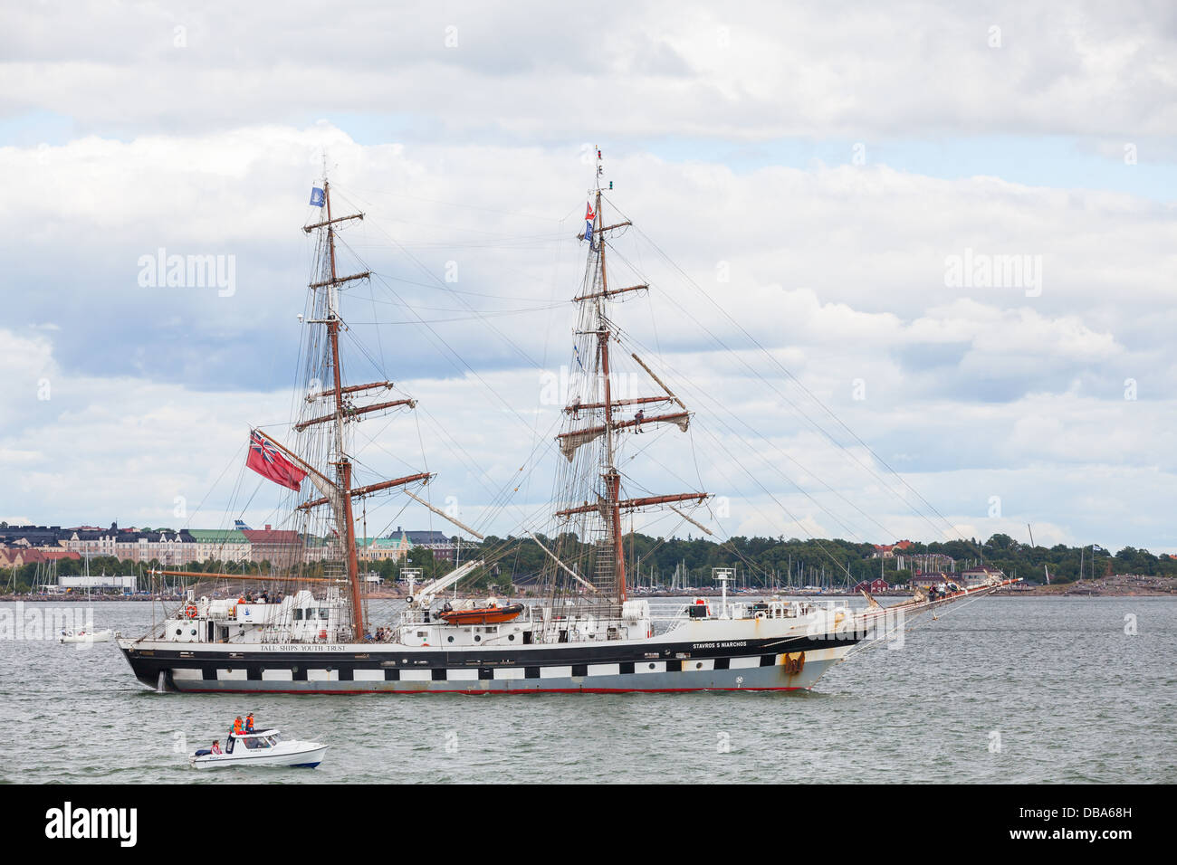 Der große Schiffe Rennen 2013 in Helsinki, Finnland Stockfoto