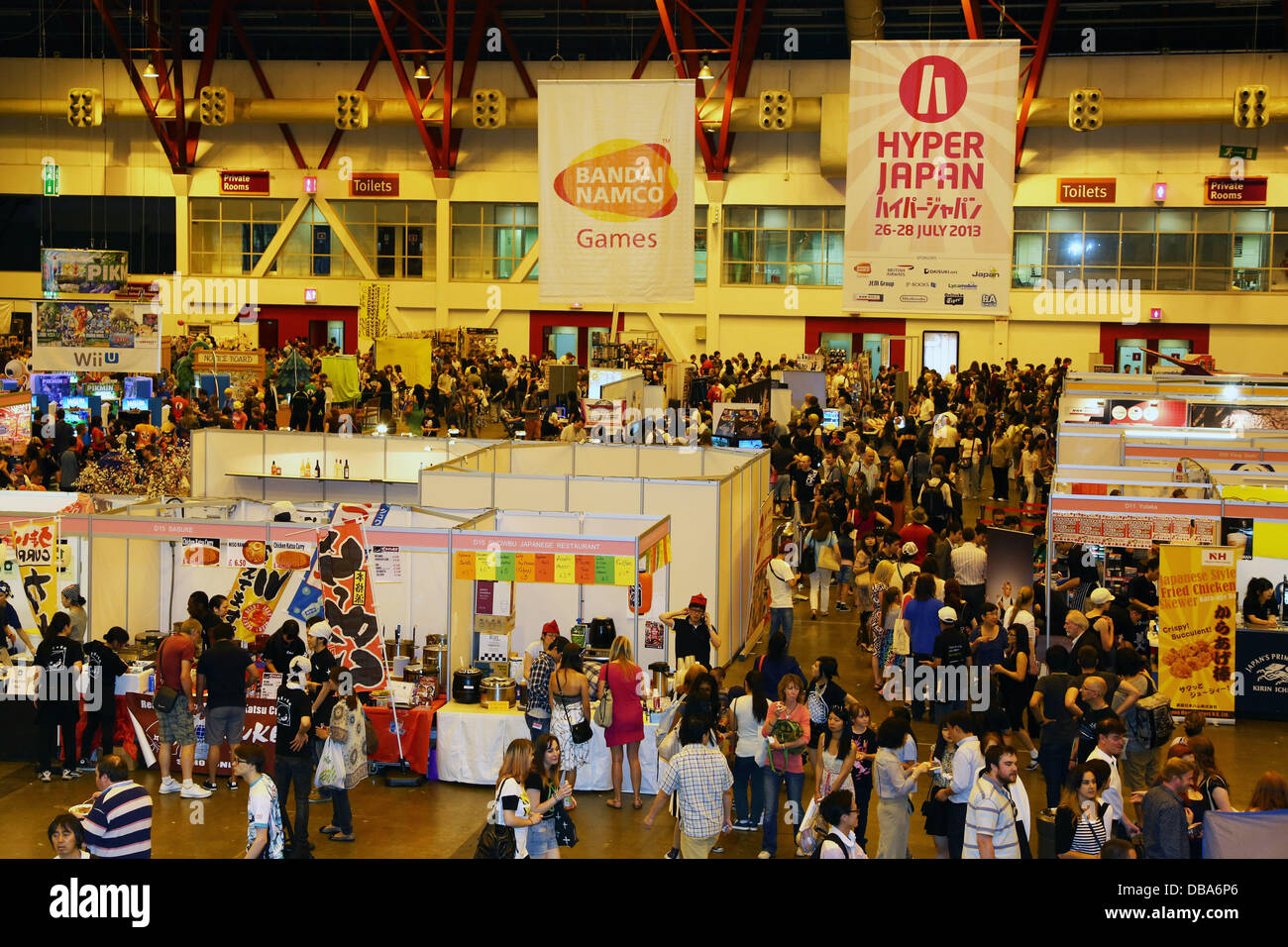 London, UK. 26. Juli 2013. Andrang an der Hyper Japan Japanisch Kultur Festival Credit: Paul Brown/Alamy Live-Nachrichten Stockfoto