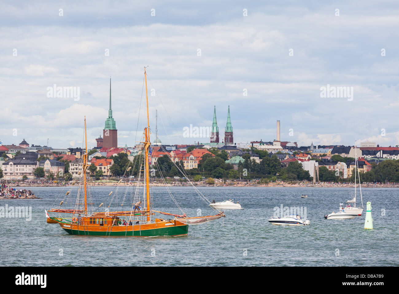 Der große Schiffe Rennen 2013 in Helsinki, Finnland Stockfoto