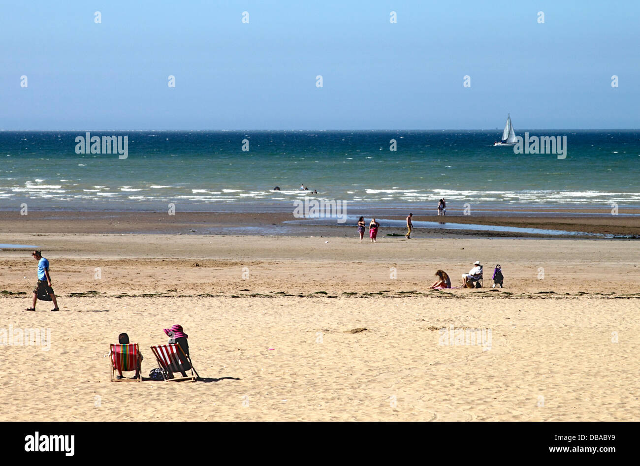 Main Sands Beach in Margate Kent Stockfoto