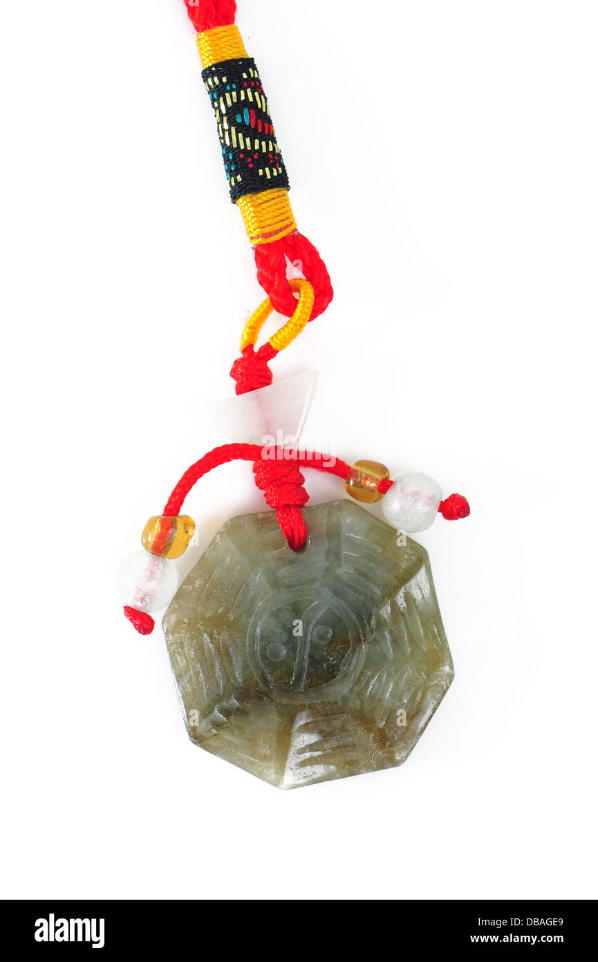 Yin Yang aus Jade hergestellt Stockfoto