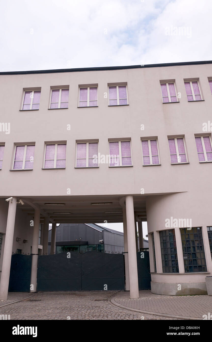 Oscar Schindlers Factory in Krakau, wo er es geschafft, jetzt ein Museum vor Tod 1500 jüdische Volk beschützen Stockfoto