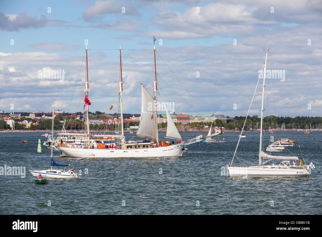 Der große Schiffe Rennen 2013 in Helsinki, Finnland Stockfoto