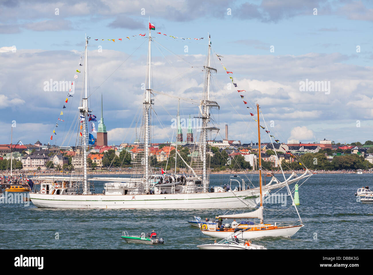 Der große Schiffe Rennen 2013 in Helsinki, Finnland Stockfoto