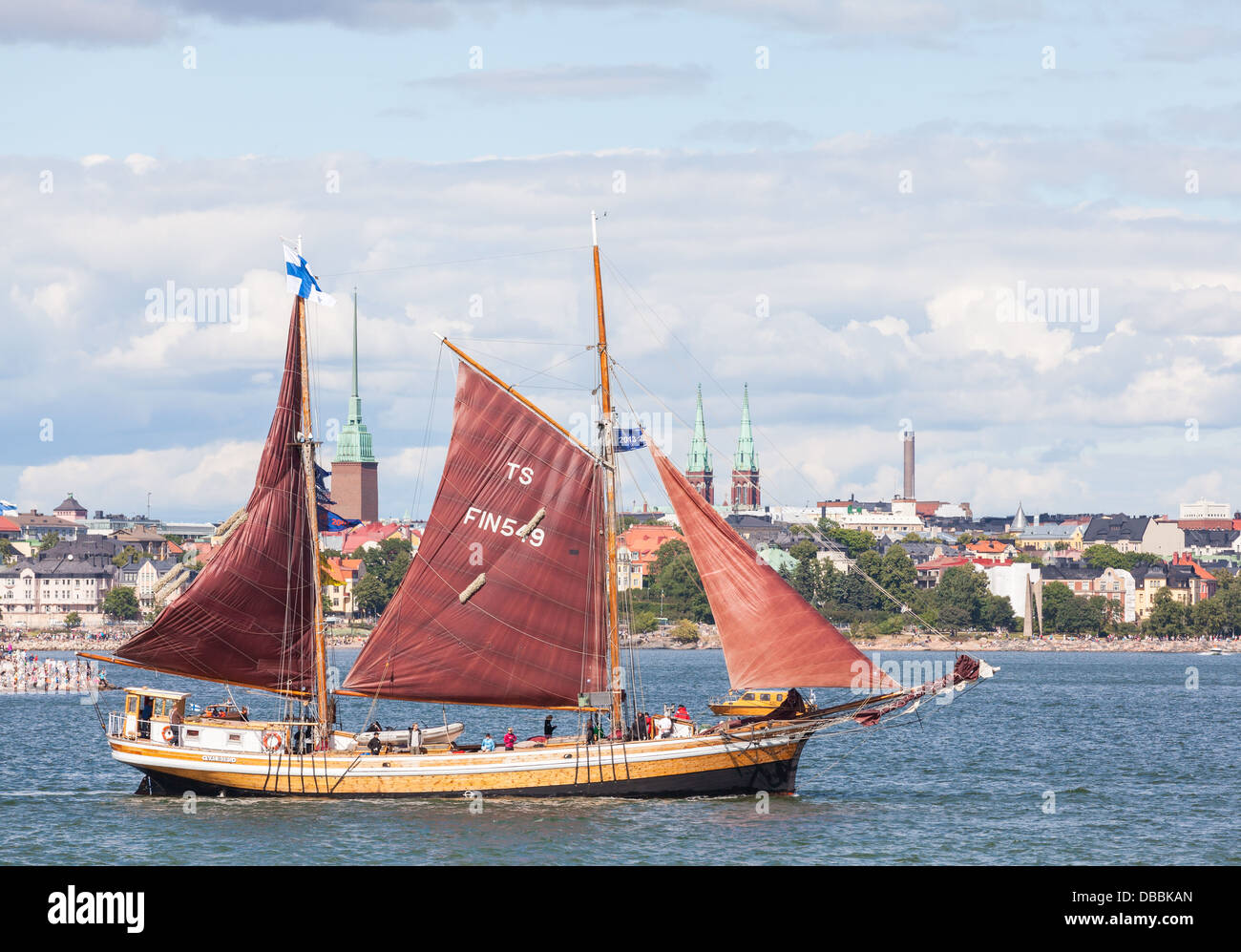 Der große Schiffe Rennen 2013 in Helsinki, Finnland Stockfoto