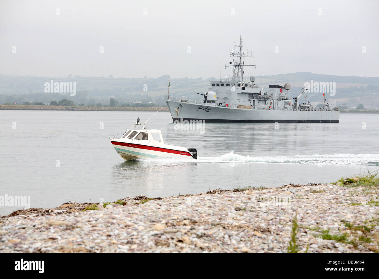 Irische Marine Le Ciara Patrouillenboot Stockfoto