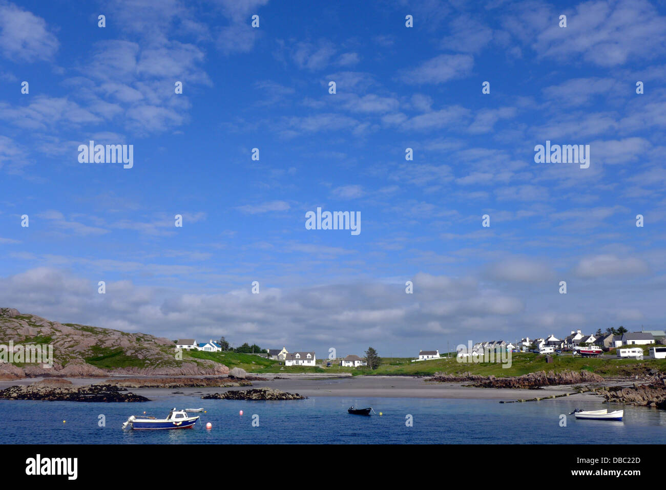 Die Fischerei Dorf von Fionnphort auf der Insel Mull-Schottland Stockfoto