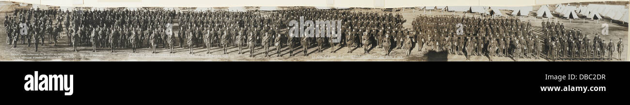 Canadian Expeditionary Force, 146 O.S. Bataillon, Camp Valcartier, Sept. 5, 1917. Lt.-Col. C.A. Niedrig, OC Nr. 597 (HS 85-10 -32562) Stockfoto