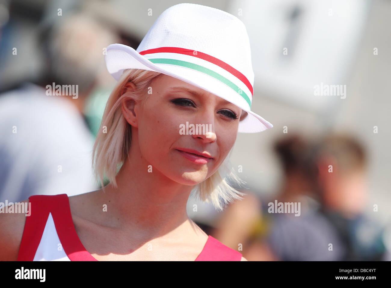 Budapest, Ungarn. 28. Juli 2013. Motorsport: FIA Formula One World Championship 2013, Grand Prix von Ungarn, Grid Girls Credit: Dpa picture-Alliance/Alamy Live News Stockfoto