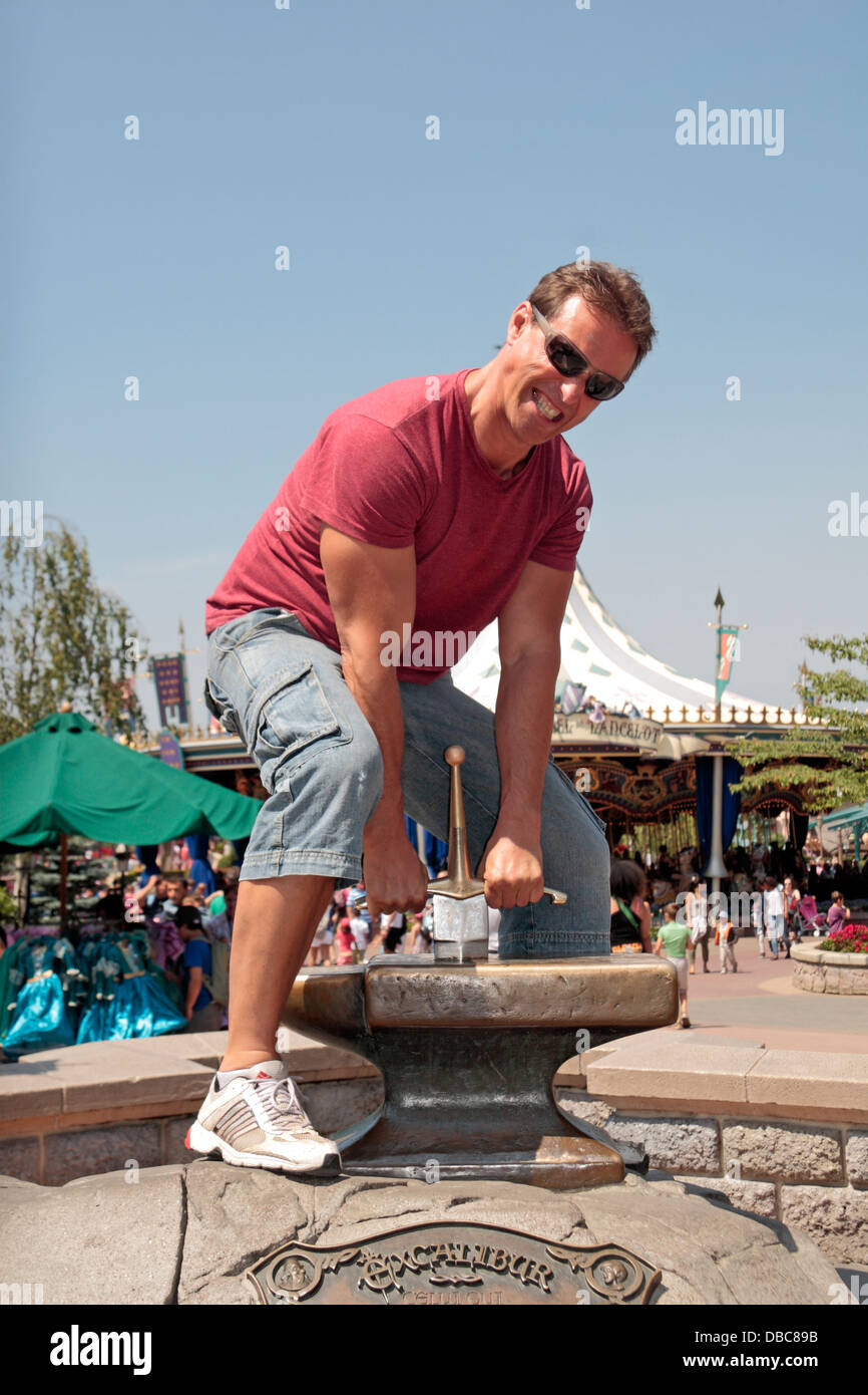 Excalibur Sword Stone Stockfotos und bilder Kaufen Alamy
