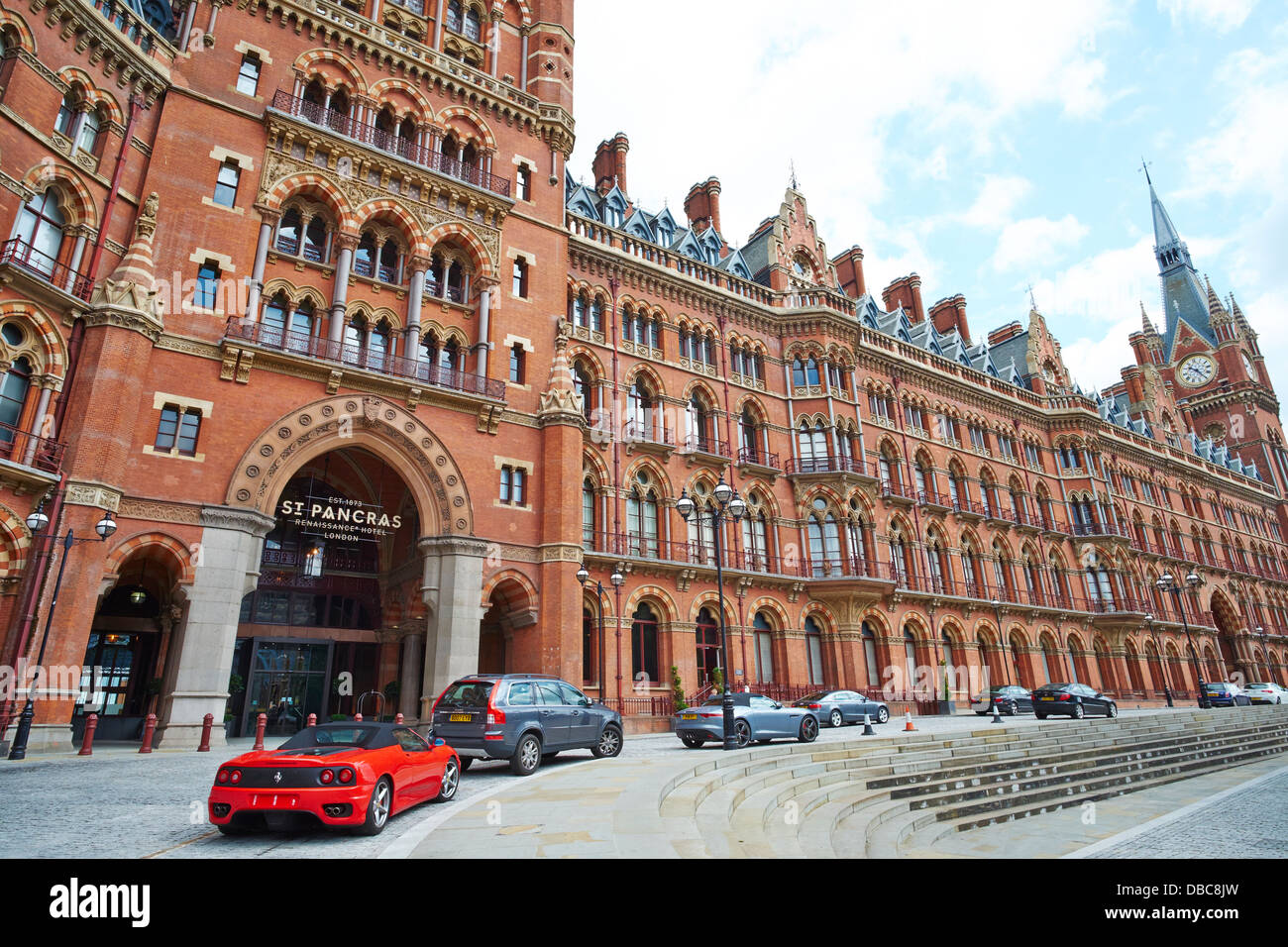 St Pancras Renaissance Hotel Euston Road London UK Stockfoto