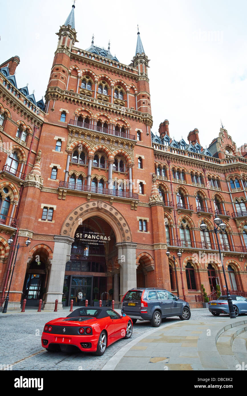 St Pancras Renaissance Hotel Euston Road London UK Stockfoto