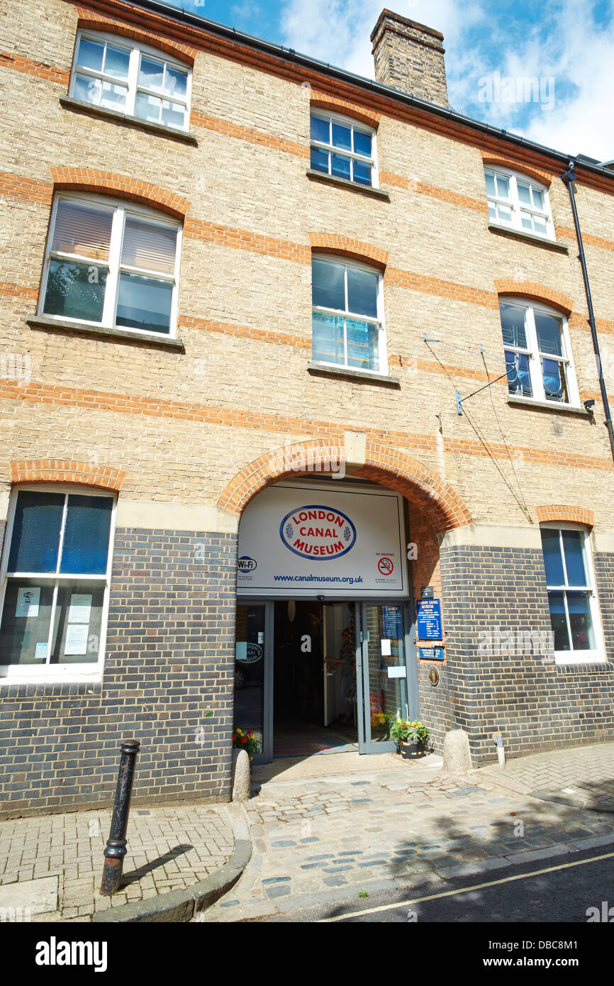 London Canal Museum neue Wharf Road Kings Cross London UK Stockfoto