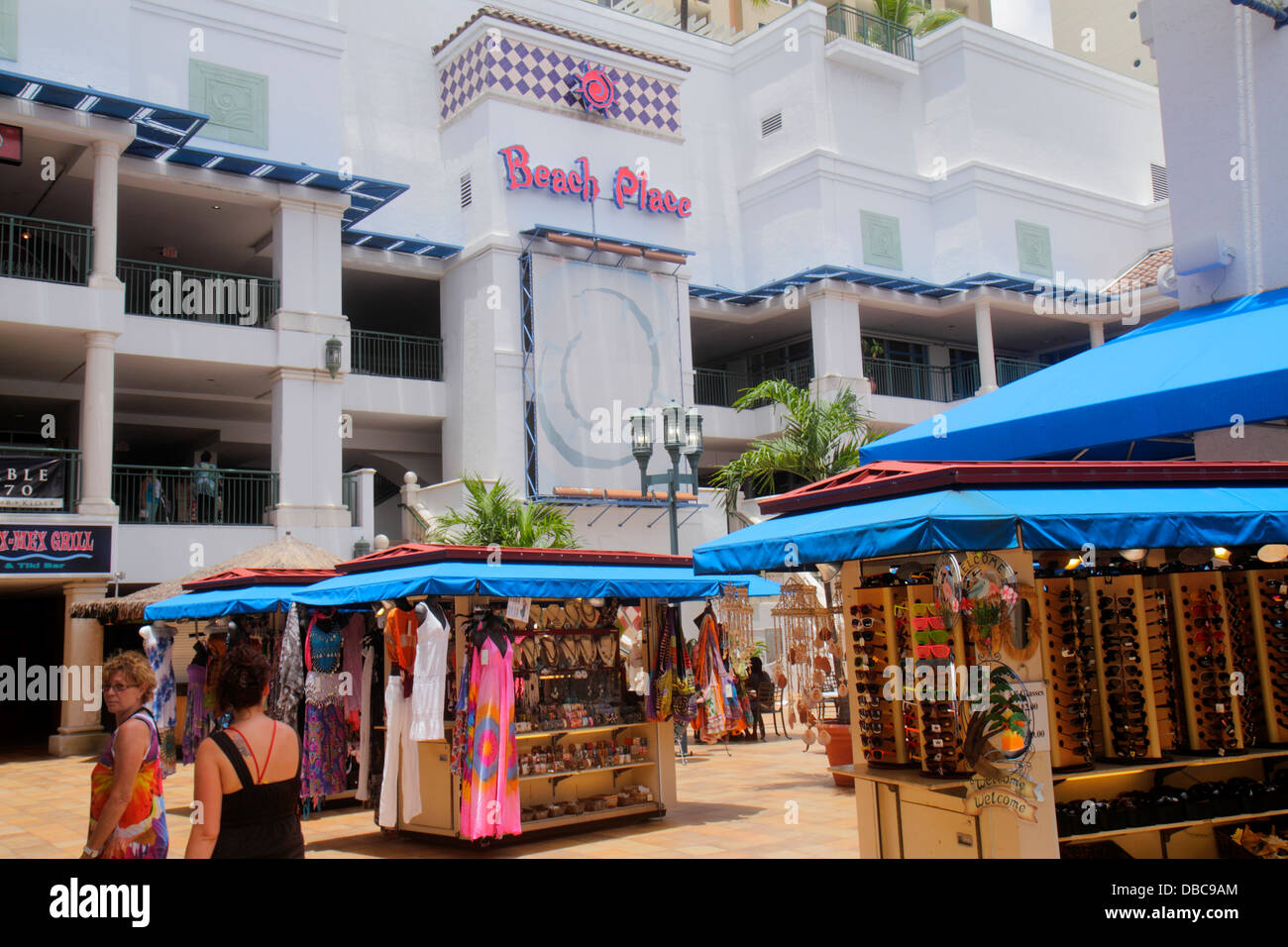 Fort Ft. Lauderdale Florida, South Fort Lauderdale Beach Boulevard, A1A, Shopping Shopper Shopper shoppen shoppen shoppen shoppen Geschäfte Markt Märkte Marktplatz kaufen verkaufen, r Stockfoto