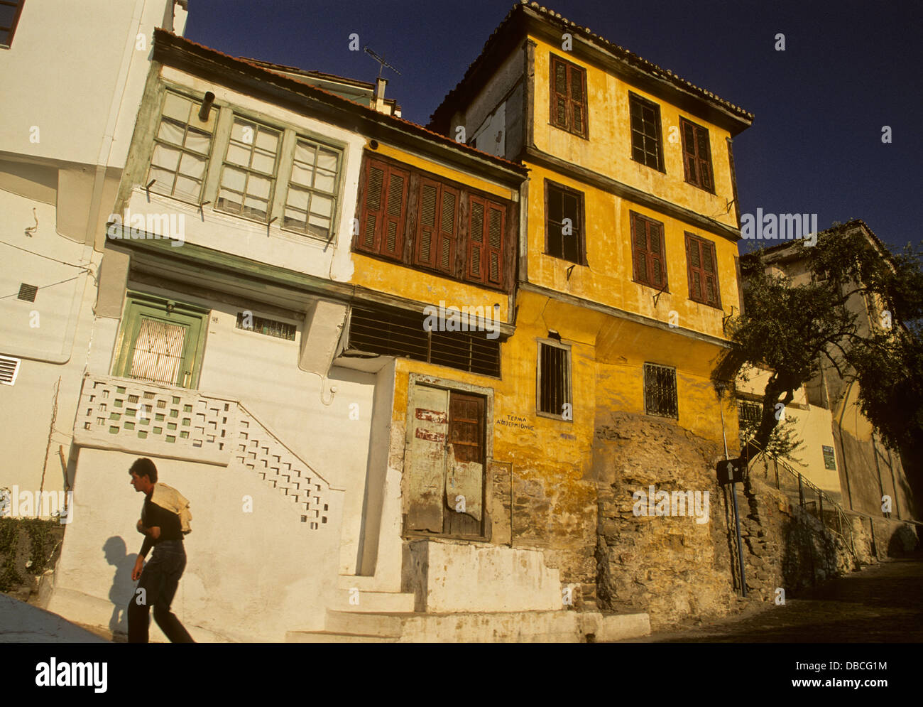 Kavala ist die zweitgrößte Stadt im Norden Griechenlands, der wichtigste Seehafen von Ost-Mazedonien Stockfoto