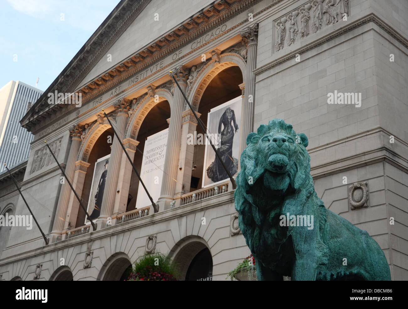 CHICAGO - 18.Juli: The Art Institute of Chicago ist hier am 18. Juli 2013 zu sehen. Stockfoto