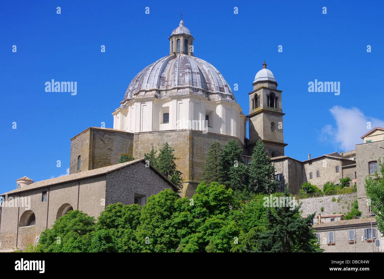 Montefiascone Dom - Montefiascone Kathedrale 01 Stockfoto