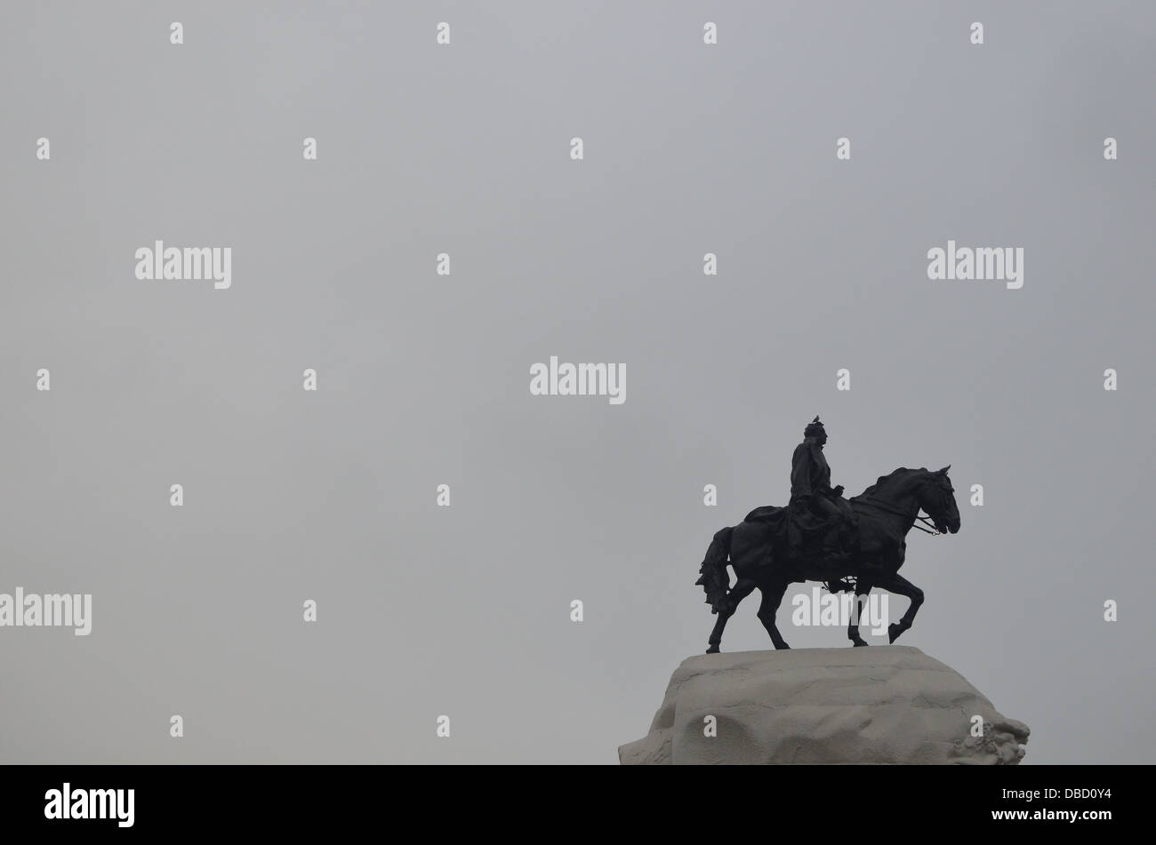 Statue von General San Martin, Plaza San Martin in Lima, Peru Stockfoto