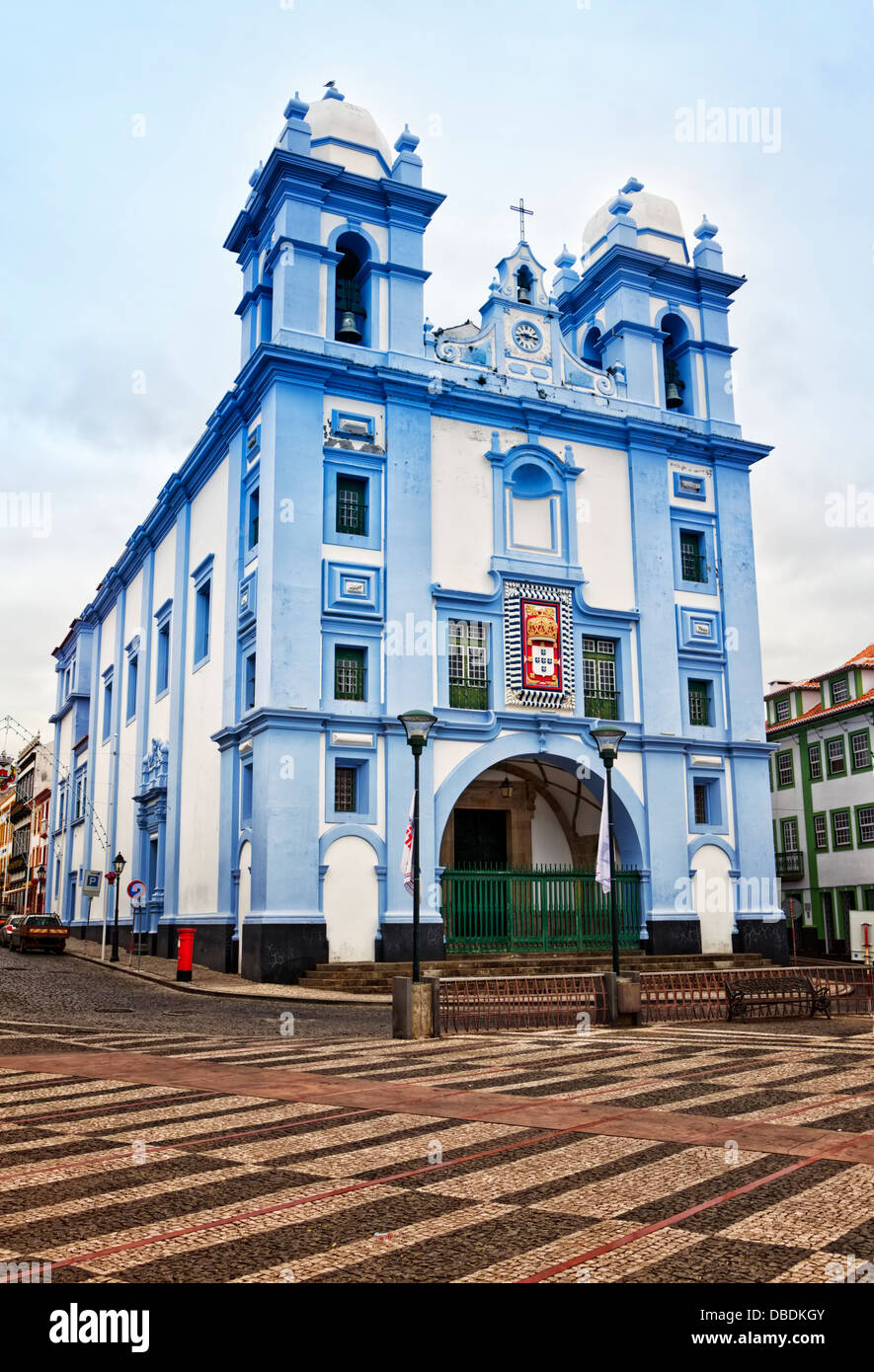 Misericordia Kirche in Angra Heroísmo, Terceira Insel Stockfoto