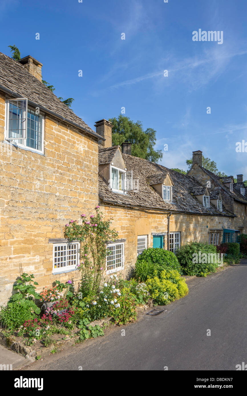 Die Cotswold Dorf Snowshill, Worcestershire, England, UK Stockfoto