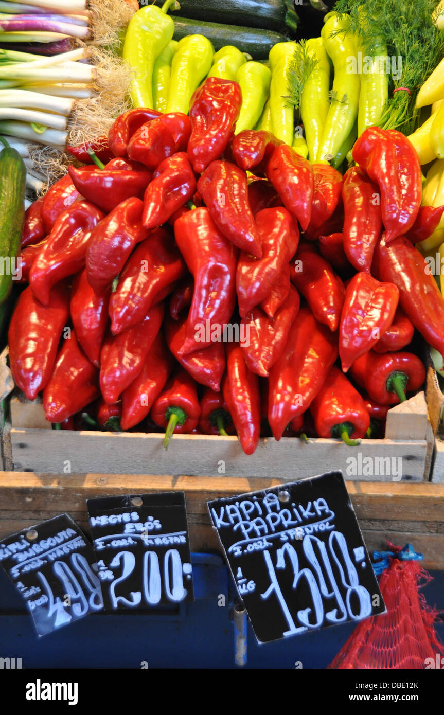 Paprika markt marktstand Fotos und Bildmaterial in hoher Auflösung