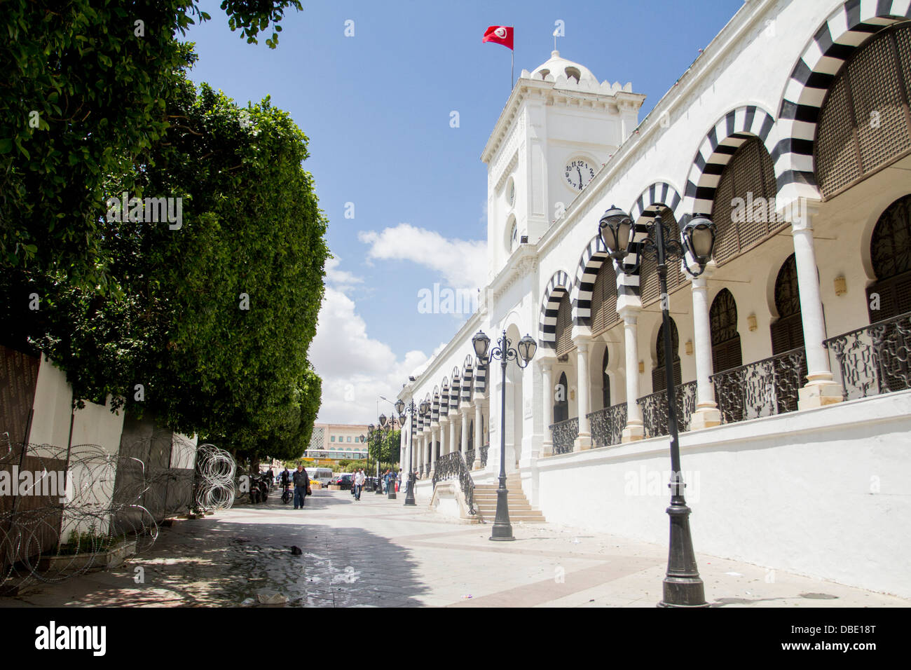 Finanzabteilung, Tunis, Tunesien. Stockfoto