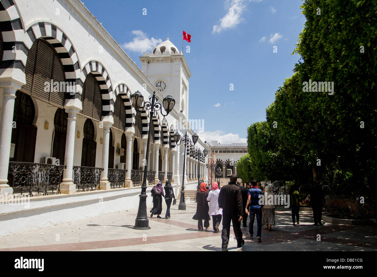Finanzabteilung, Tunis, Tunesien. Stockfoto