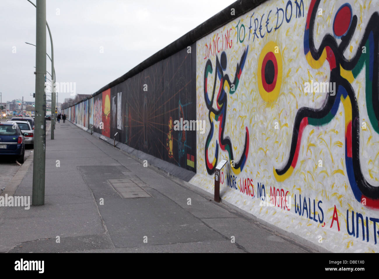 East Side Gallery, Berlin Stockfoto