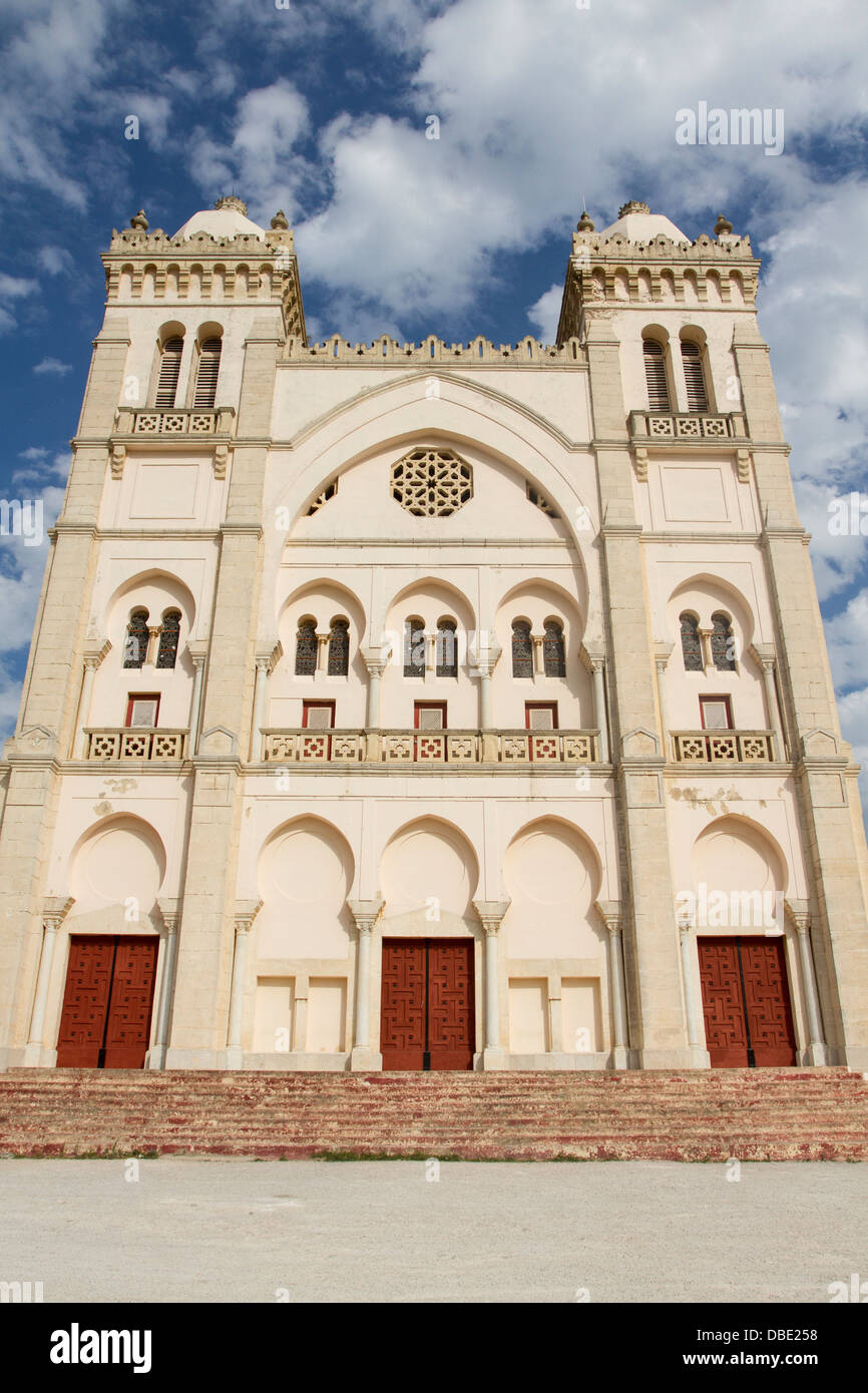 St. Louis Kathedrale, Cartago, Tunesien. Stockfoto