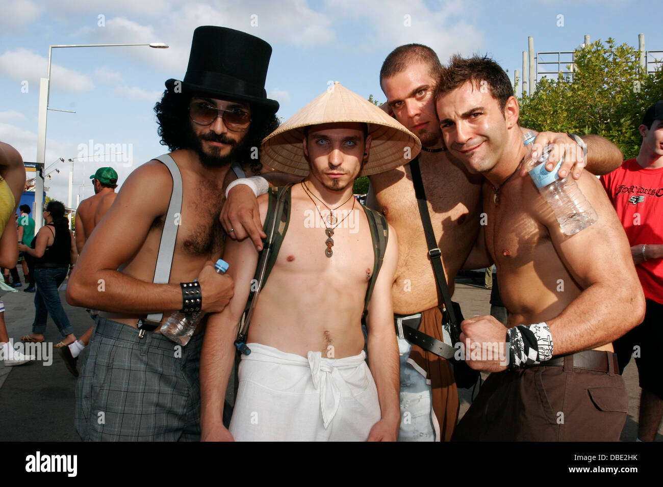 Fancy Dress am Big Day Out Festival 2006, Sydney Showgrounds, Australien, Stockfoto