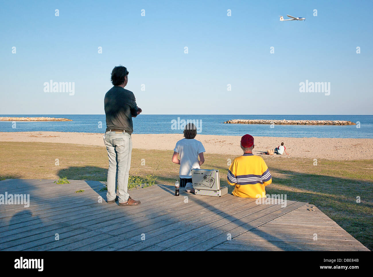 -Radio Control Flugzeuge-Gold Coast (Spanien). Stockfoto