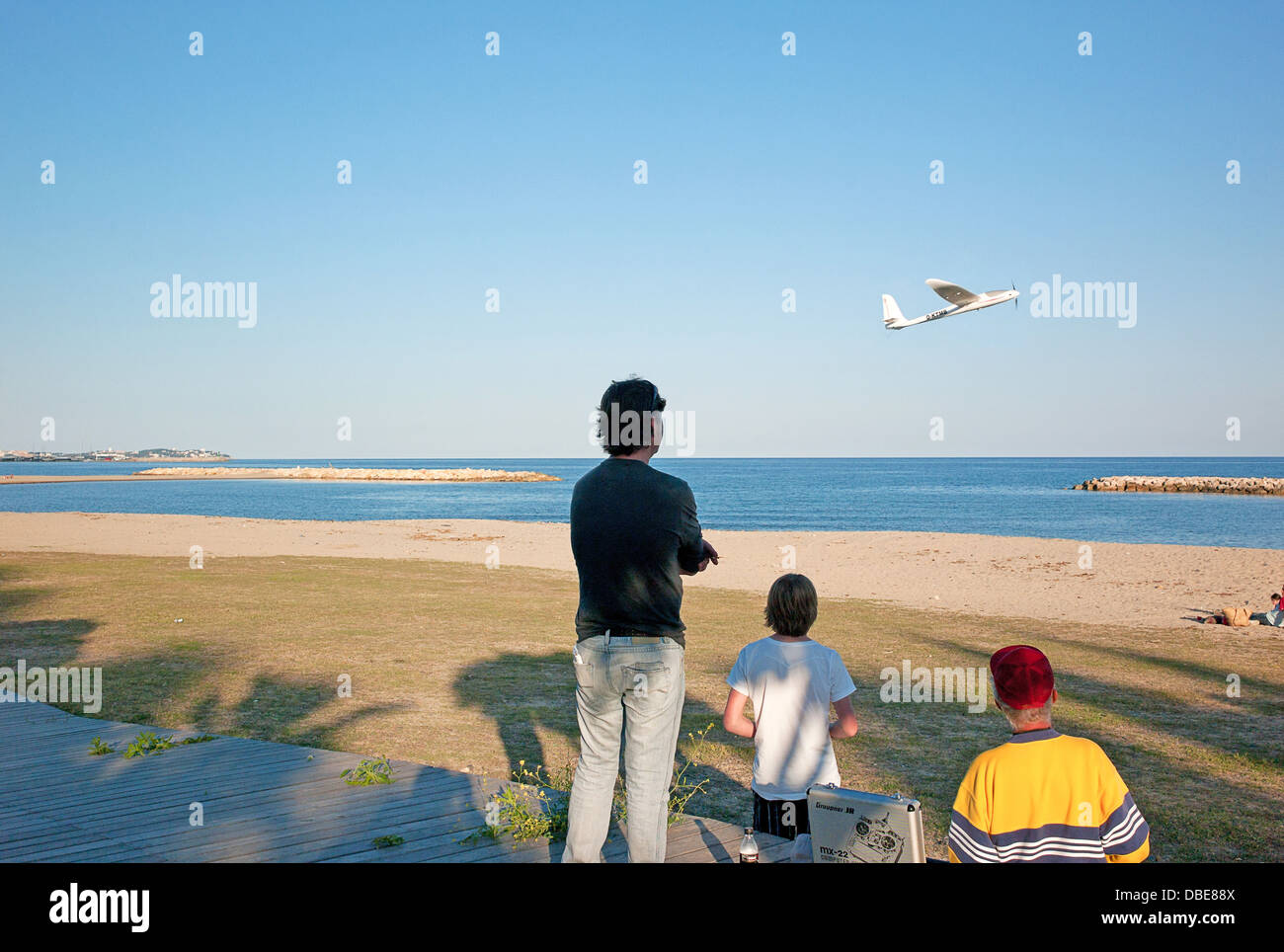 -Radio Control Flugzeuge-Gold Coast (Spanien). Stockfoto