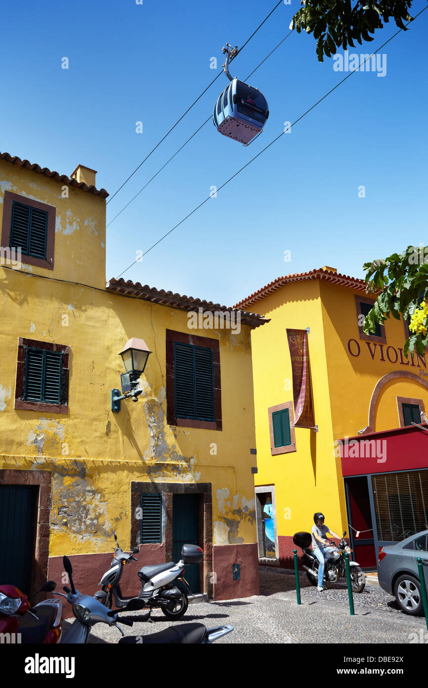 Insel Madeira - Seilbahn nach Monte, Funchal, Portugal Stockfoto