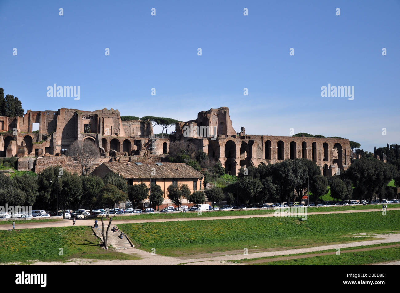 Circus Maximus in Rom. Stockfoto