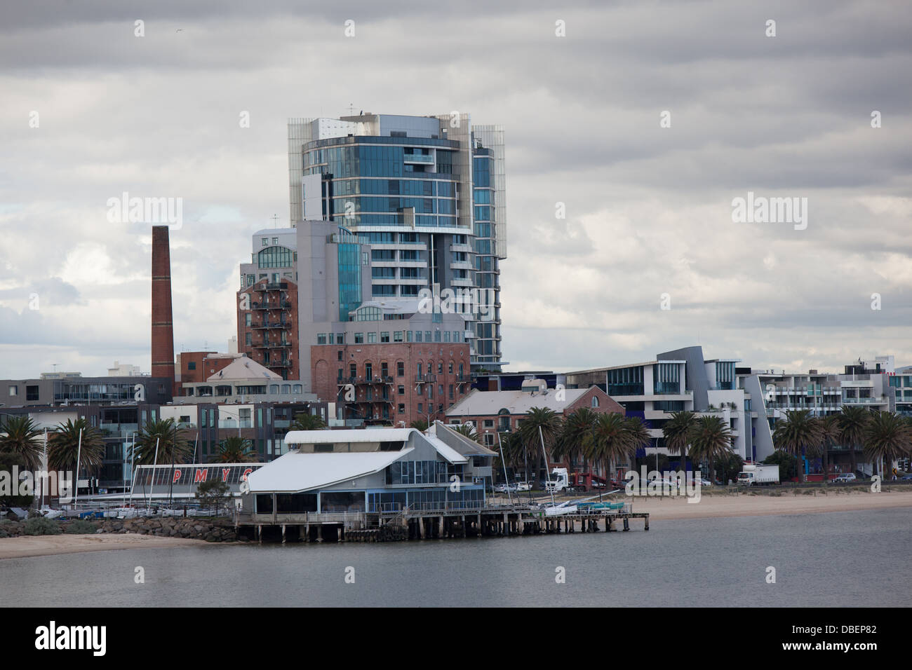 Port MELBOURNE Stockfoto