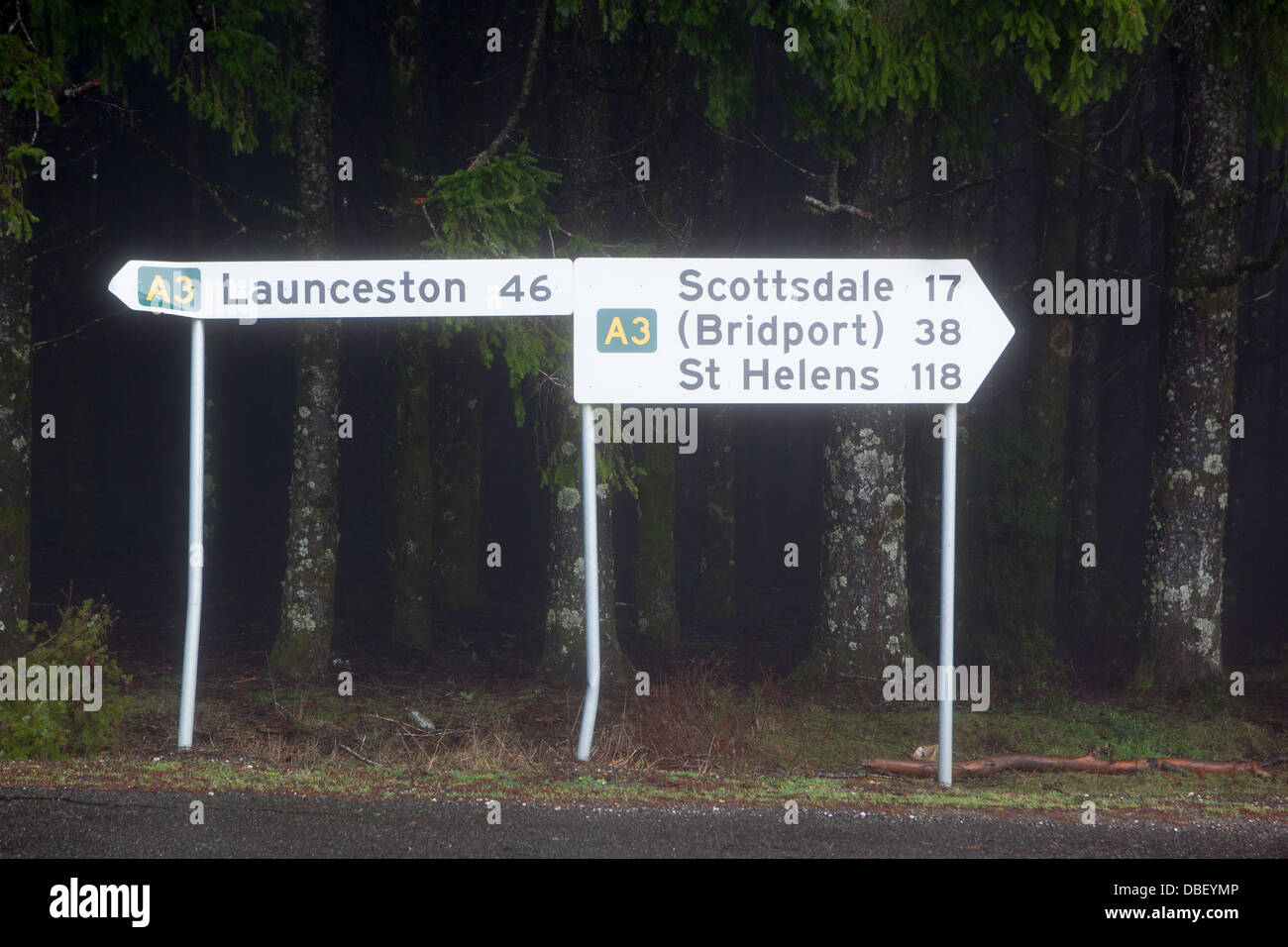 Tasman Highway Stockfoto