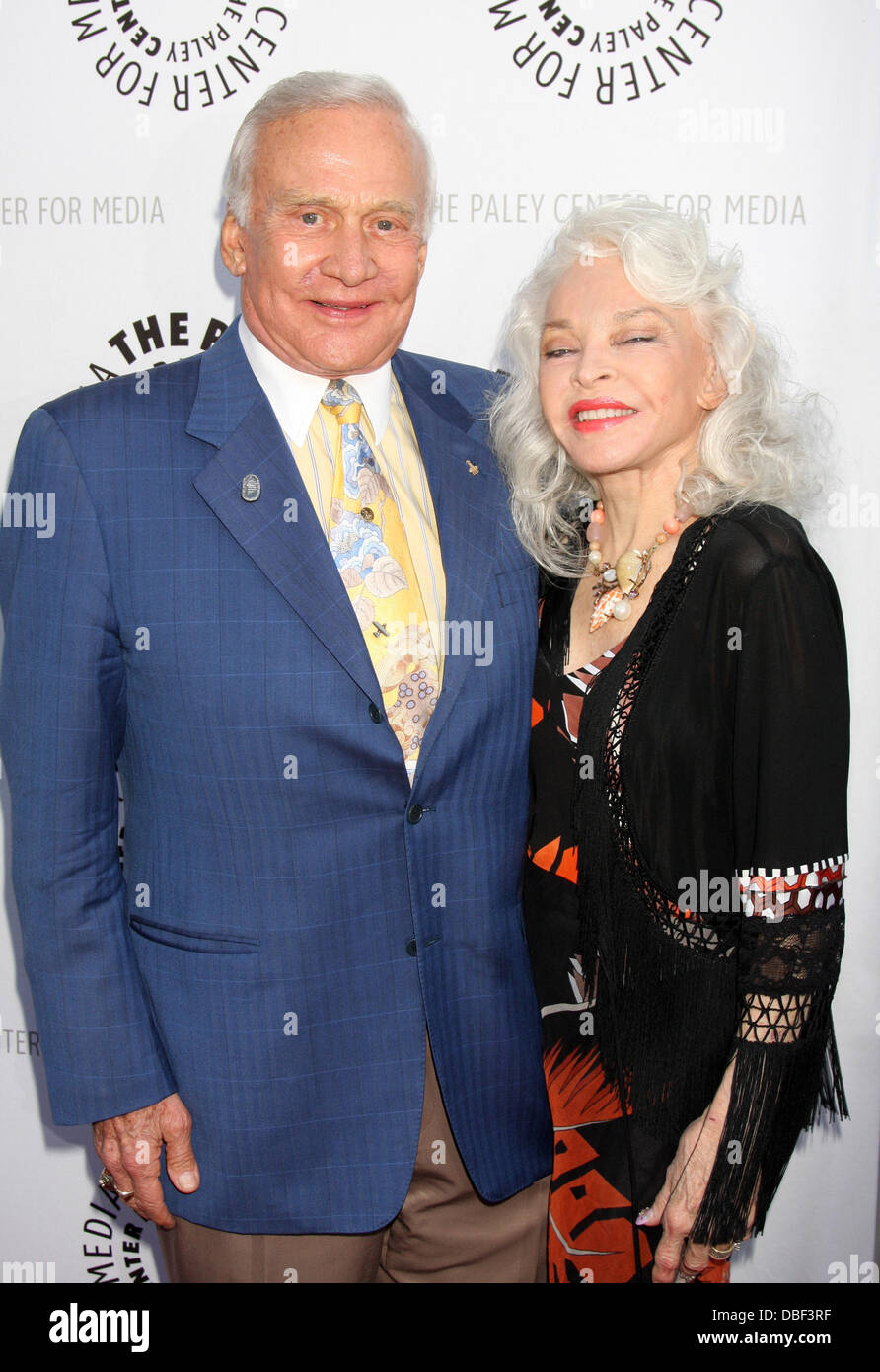 Buzz Aldrin, Lois Aldrin Debbie Reynolds Hollywood Memorabilia Sammlung Auktionsvorschau Paley Center - Ankünfte Los Angeles, Kalifornien - 07.06.11 Stockfoto