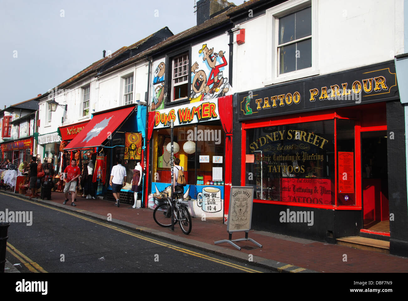 Sydney Street North Laine Bezirk Brighton, Vereinigtes Königreich Stockfoto