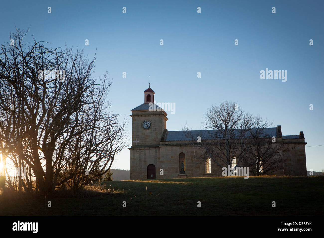 Avoca Kirche Stockfoto