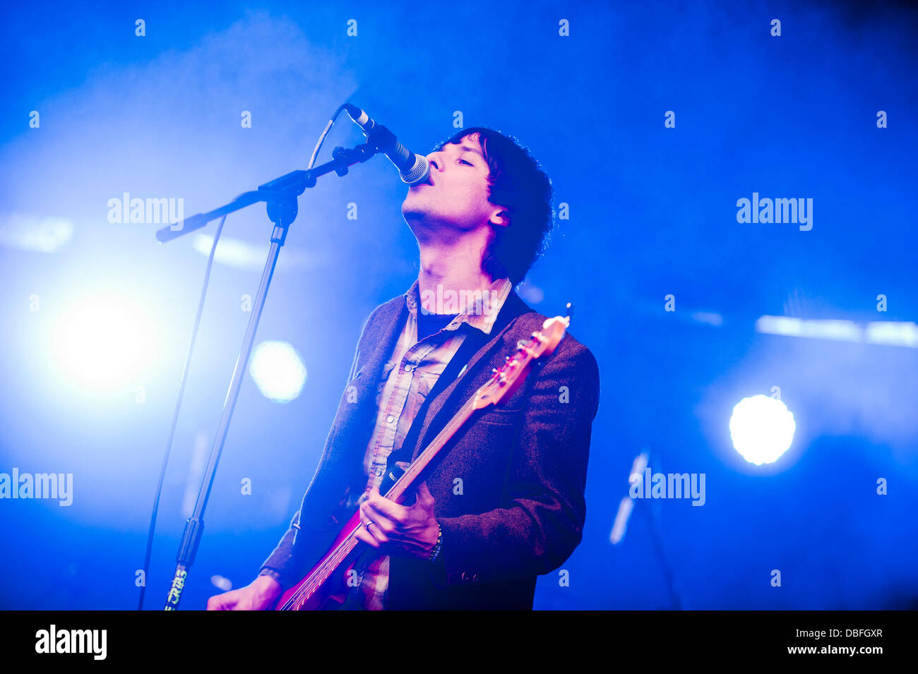 Die Krippen erhalten Sie in den Park Festival in Clapham Common London, England - 12.06.11 geladen. Stockfoto