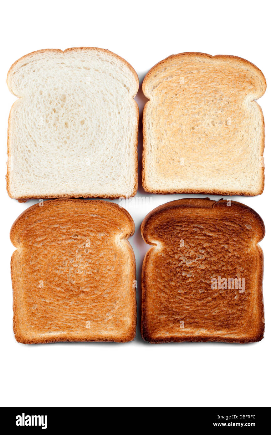 vier-Farben-Bild-Brot Stockfoto