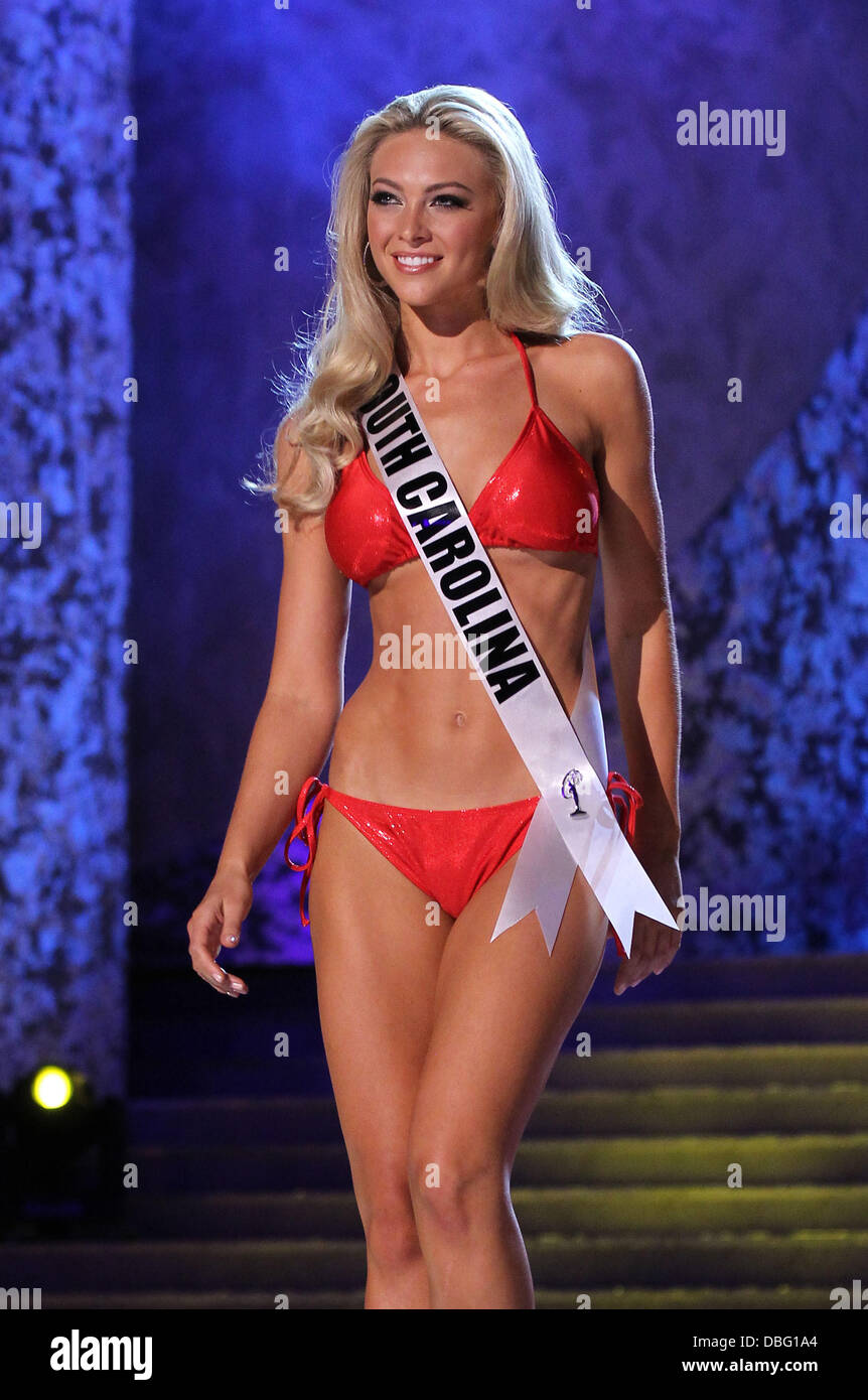 Miss South Carolina USA Courtney Turner 2011 Miss USA Vorrundenspielen an das Theater of Performing Arts im Planet Hollywood Resort &amp; Casino Las Vegas, Nevada - 15.06.11 Stockfoto