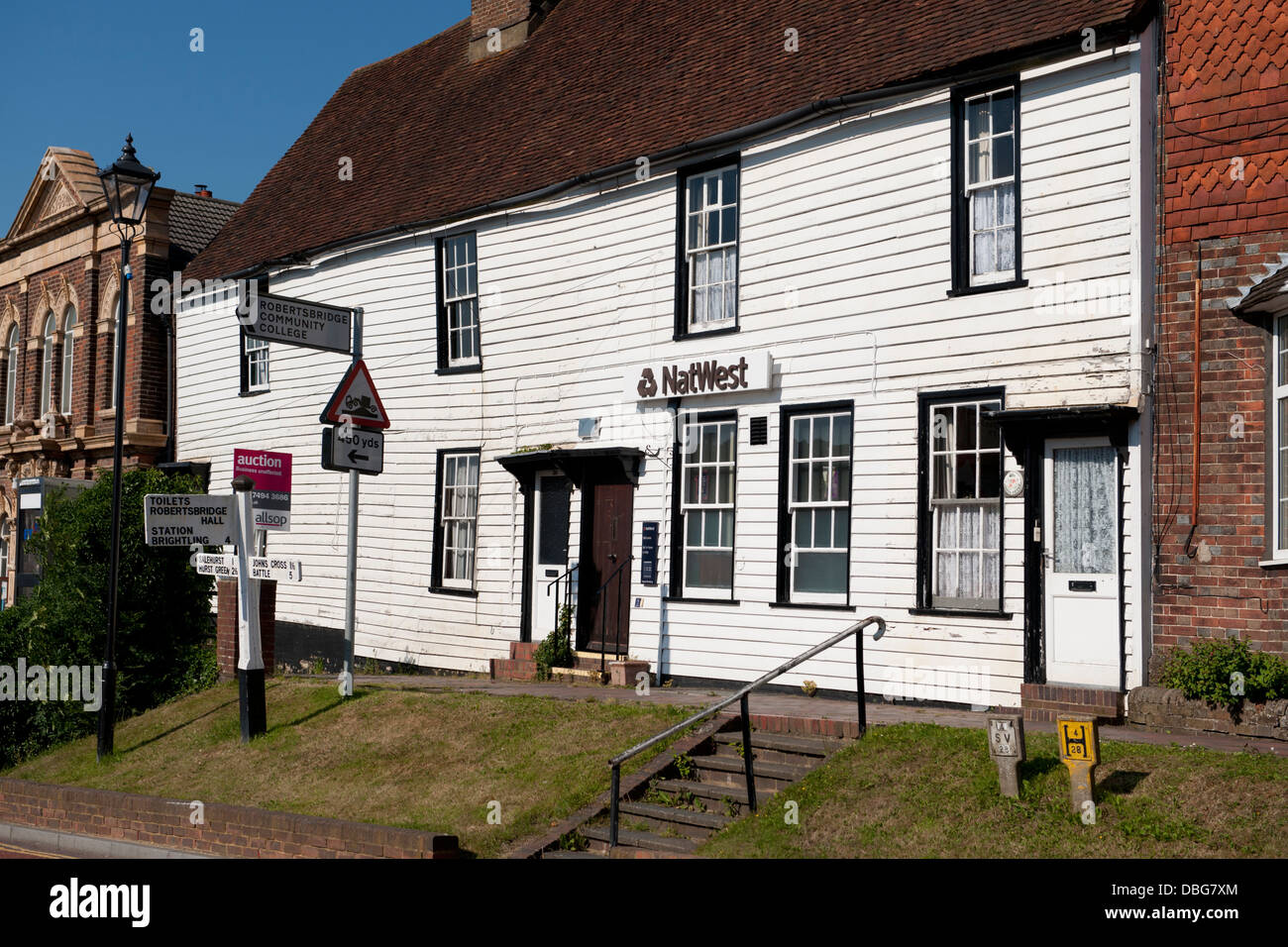 NAT West Bank in Robertsbridge, Sussex, Großbritannien Stockfoto